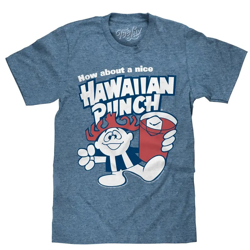 How About a Nice Hawaiian Punch Retro Punchy T-Shirt - Cabo Blue Hoodie, Sweatshirt | UrbanDripWear.com