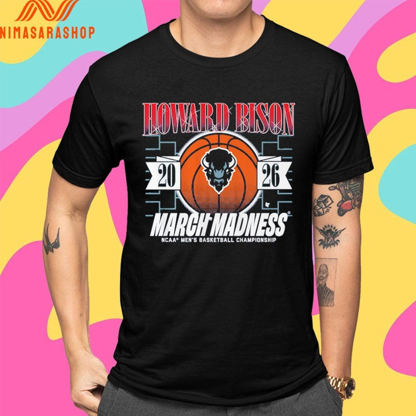 Howard Bison Mbb March Madness 2026 Ncaa Men’s Basketball Championship Shirts