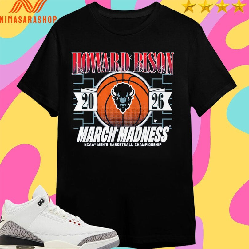 Howard Bison Mbb March Madness 2026 Ncaa Men’s Basketball Championship Shirts