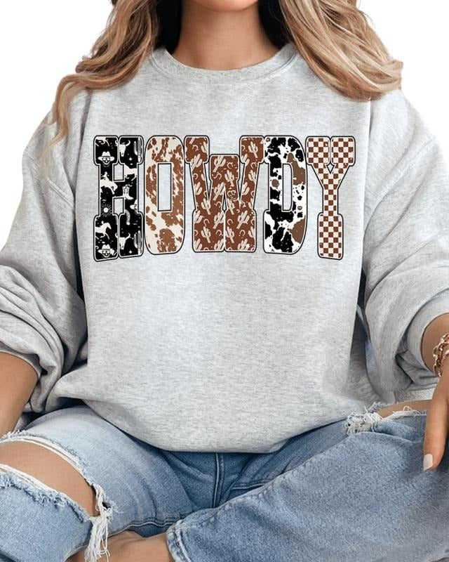Howdy And Hide Unisex NuBlend Crew Sweatshirt T-Shirts, Hoodie | UrbanDripWear.com