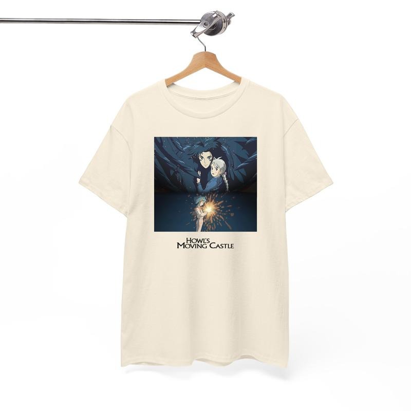 Howl and Sophie Shirt, Howl's Moving Castle Shirt, Anime shirt, Harajuku Clothing Hoodie, Sweatshirt | UrbanDripWear.com