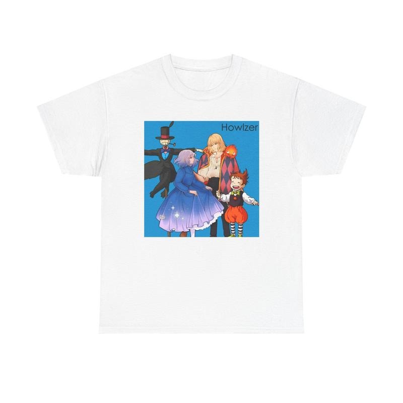 Howl's Moving Castle Tshirt, Howl and Sophie Shirt, Anime shirt, Howlzer Shirt, Calcifer, Studio Ghibli Hoodie, Sweatshirt