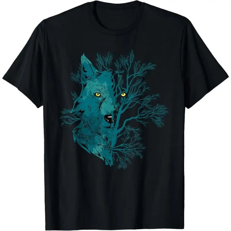 Howling Forest Animal Lover Gift Wildlife Predator Wolf T-Shirt Hoodie, Sweatshirt | UrbanDripWear.com