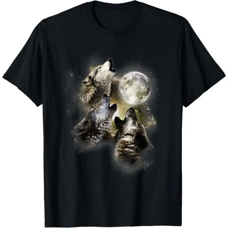 Howling in the moon, wolves, animal, wolf T-Shirt Hoodie, Sweatshirt | UrbanDripWear.com