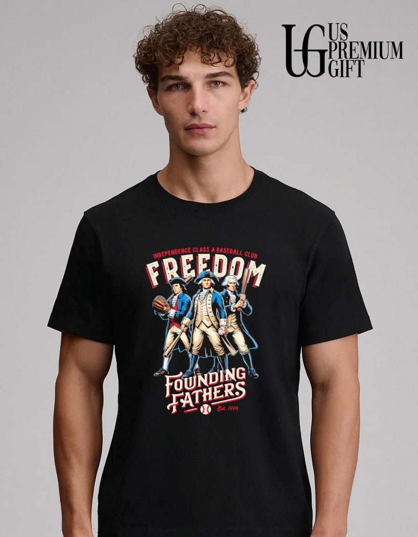 Founding Fathers Freedom Baseball Est 1776 shirt