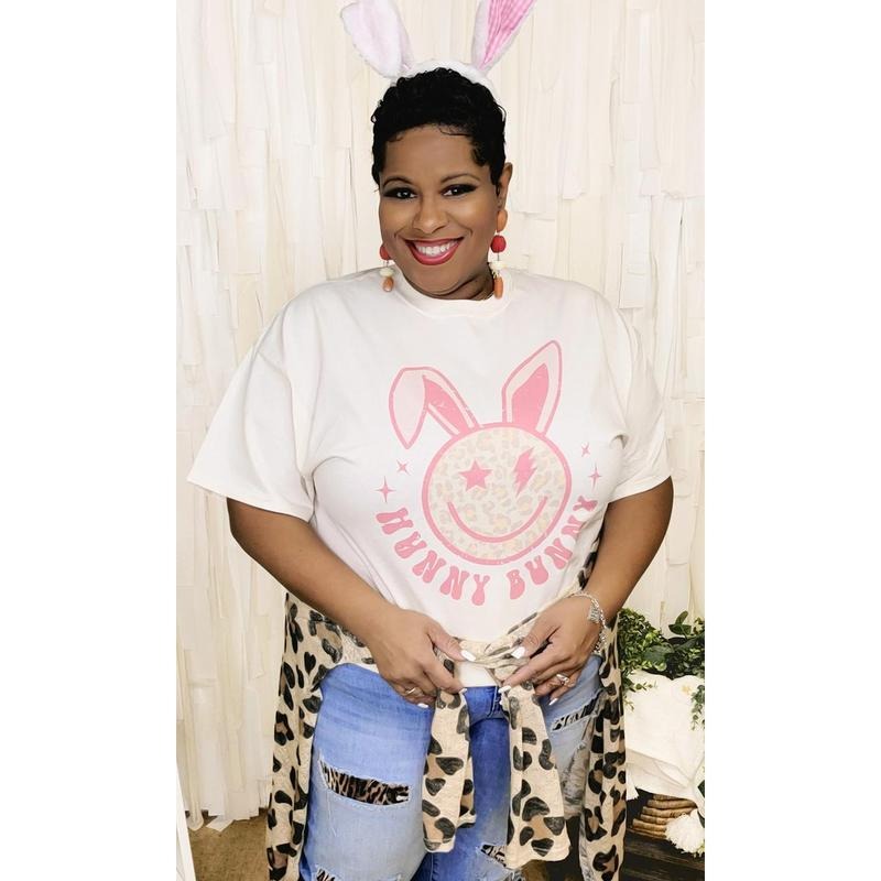 Hunny Bunny Easter Graphic T-Shirt Hoodie, Sweatshirt | UrbanDripWear.com