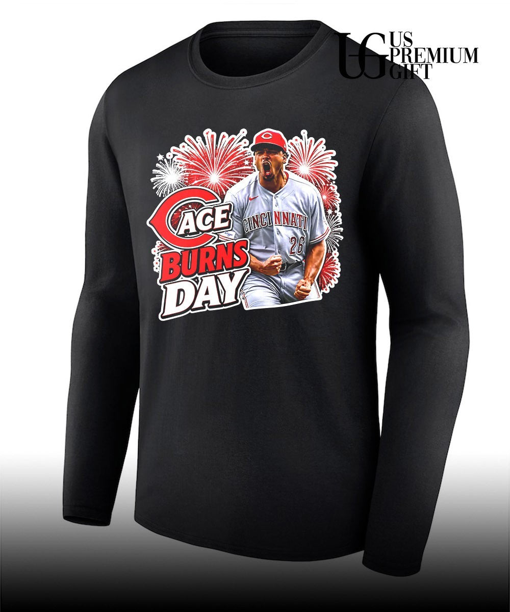Hunter Greene Cincinnati Reds Cace Burns Day shirt