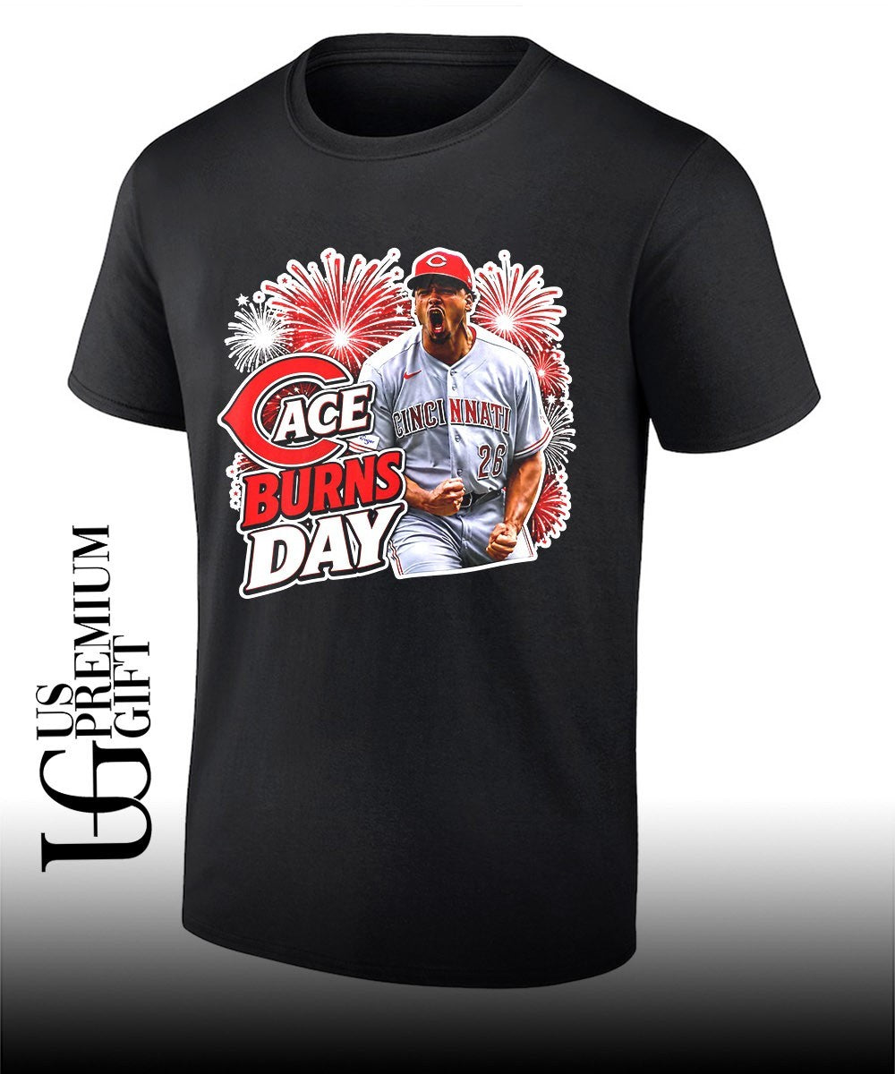 Hunter Greene Cincinnati Reds Cace Burns Day shirt