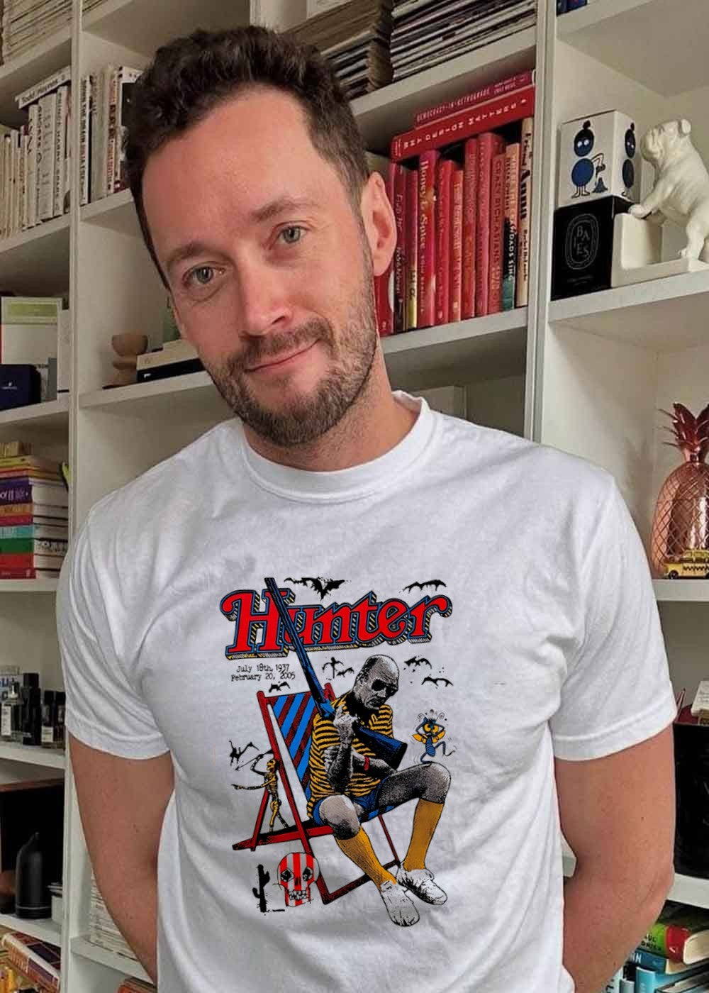 Hunter July 18 1937 February 20 2005 Man Holding Rifle T-Shirt