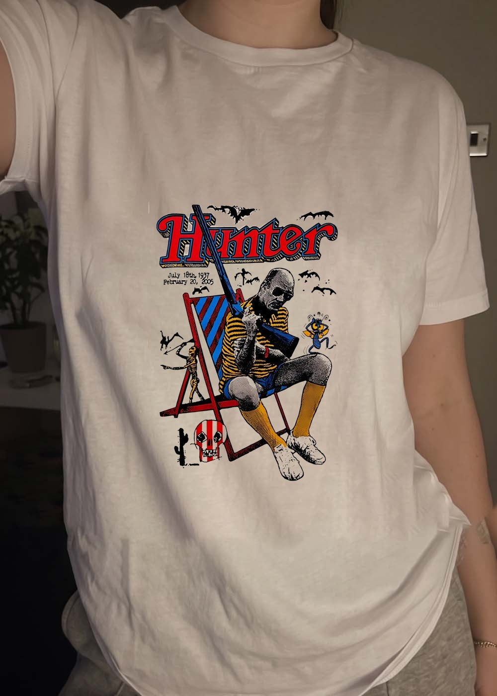 Hunter July 18 1937 February 20 2005 Man Holding Rifle T-Shirt