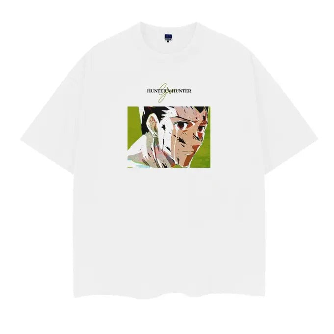 Hunter x Hunter "Future Gon" Heavyweight Vintage Tee 100% Cotton Oversized Anime T-shirt Original Design with DTG...