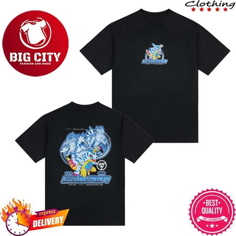 Hypland Digimon Gabumon Two Sided Shirt