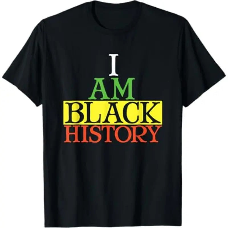I Am Black History Proud Woman Man Tee Black History 2020 T-Shirtmade in usa Hoodie, Sweatshirt | UrbanDripWear.com