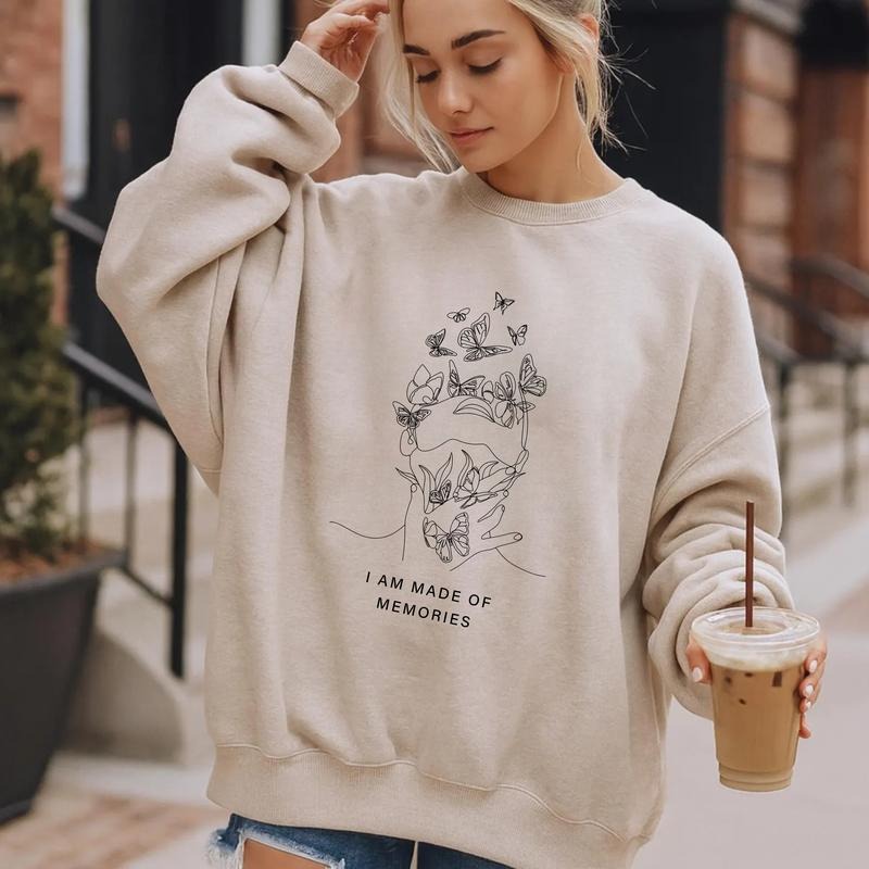 I Am Made Of Memories Sweatshirt, Dead Poets Society Fans, Unisex Rory Lorelai Gift for TV Show Fans, Dead Poets Society...