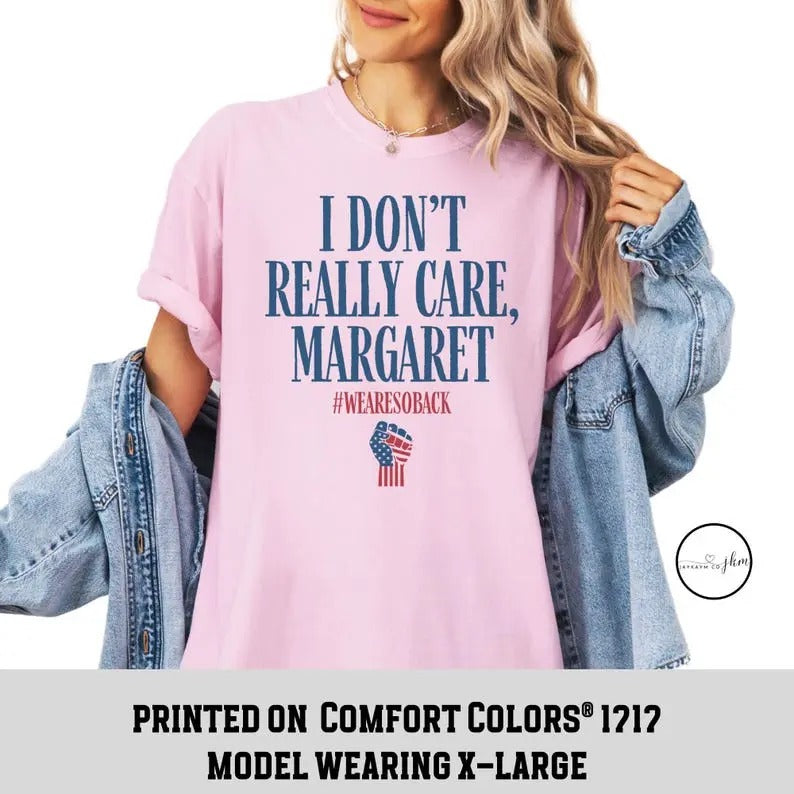 I Don't Really Care Margaret Vice President Vance Republican Shirt, Unisex Trending Republican T-Shirt, Trump Vance 2025...