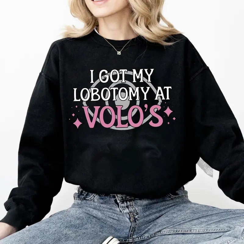 I Got My Lobotomy At Volo's Shirt, Baldur's Gate 3 Meme Shirt,Funny Baldur's Gate 3 Shirt,Baldur's Gate 3 Video Game...