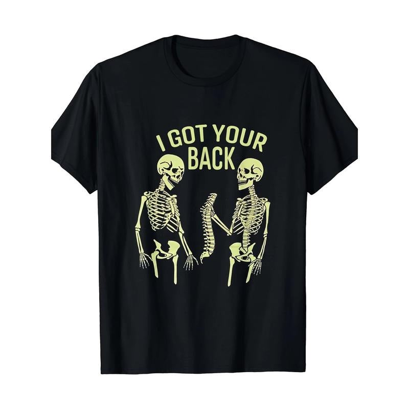 I Got Your Back Halloween Skeleton Skull Sarcastic T-Shirt made in usa Hoodie, Sweatshirt | UrbanDripWear.com
