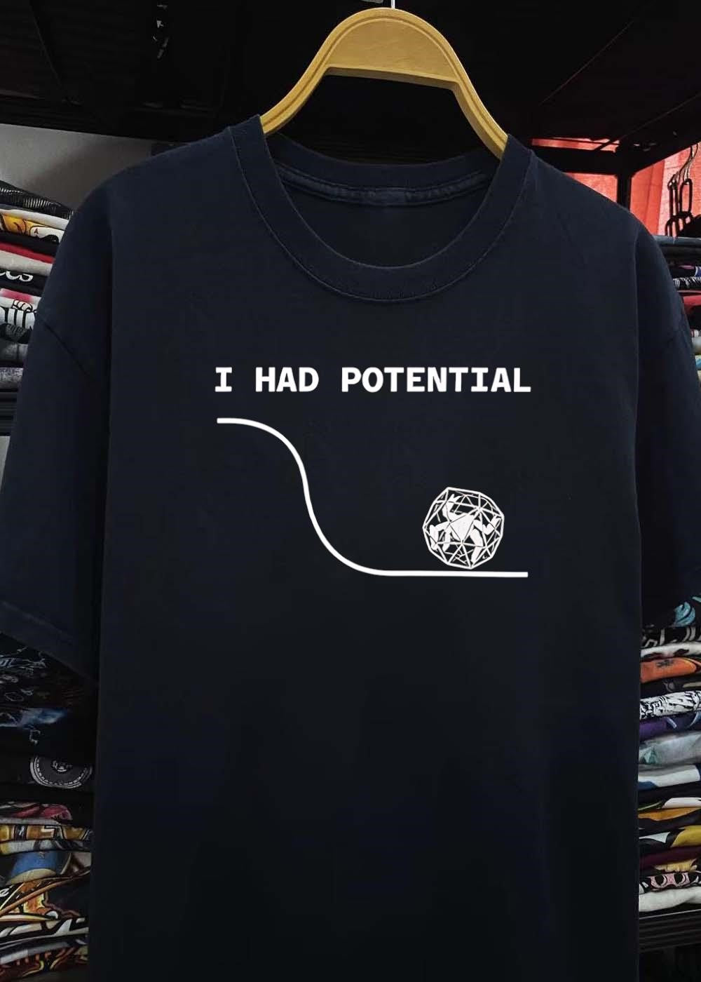 I Had Potential Crab Icosahedron T-Shirt