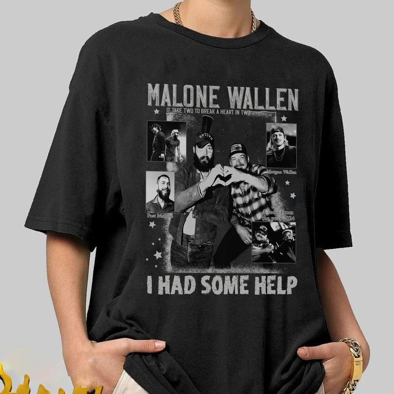 I Had Some Help Shirt, Posty Wallen Fan Shirt, Music Fan shirtstyle{n002}3 Hoodie, Sweatshirt | UrbanDripWear.com