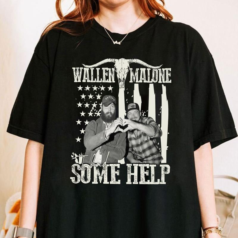 I Had Some Help Shirt, Posty Wallen Fan Shirt, Music Fan shirtstyle{n002}4 Hoodie, Sweatshirt | UrbanDripWear.com