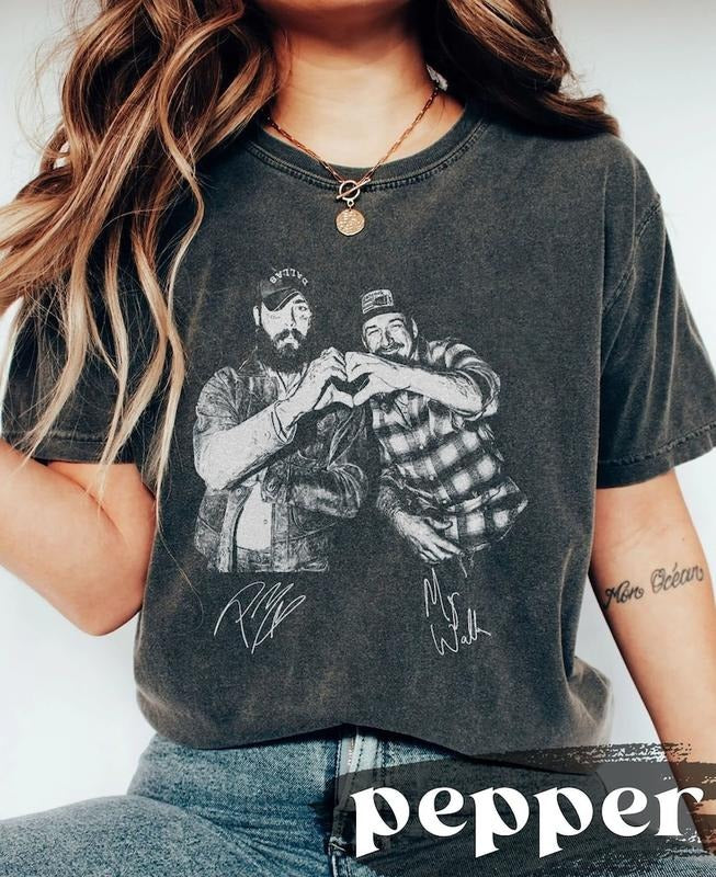 I Had Some Help shirt, Country Music shirt, Posty Wallen shirt, It takes two to break a heart in two shirt Hoodie, Sweatshirt