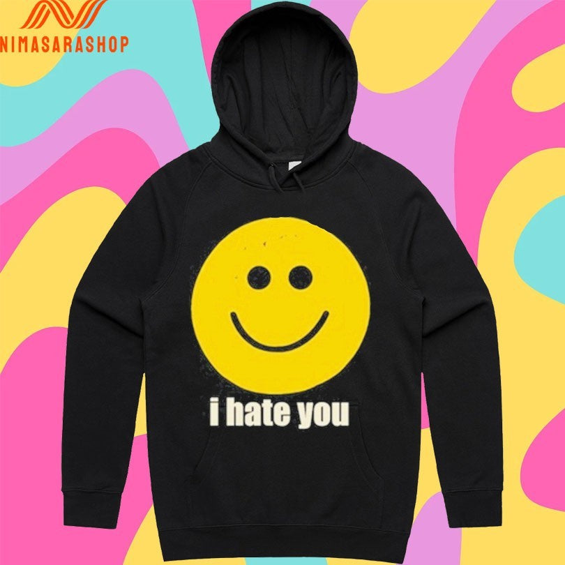 I Hate You Smiley Face Shirts