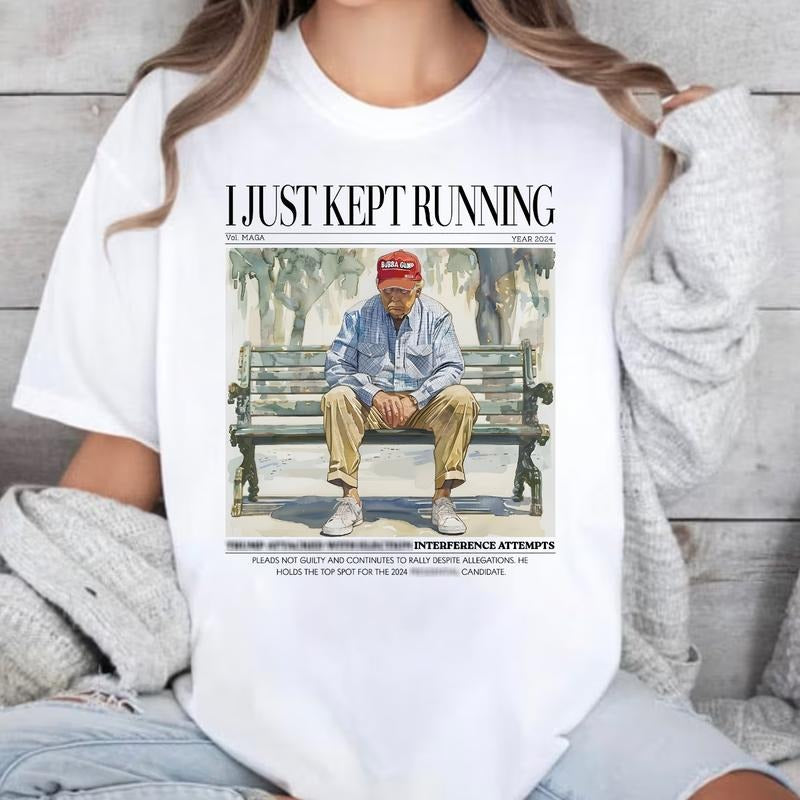 I Just Kept Running TruUmMp Mugshot shirt, Trending Tee, Country Music Concert Merch Hoodie, Sweatshirt | UrbanDripWear.com
