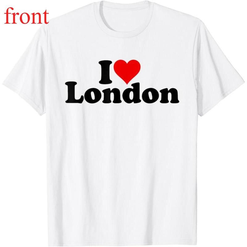 I LOVE HEART LONDON ENGLAND T-Shirt, Unisex Cotton T-shirt Hoodie, Sweatshirt | UrbanDripWear.com