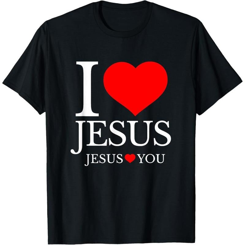 I LOVE JESUS - JESUS LOVES YOU - CHRISTIAN T-Shirt made in usa Hoodie, Sweatshirt | UrbanDripWear.com