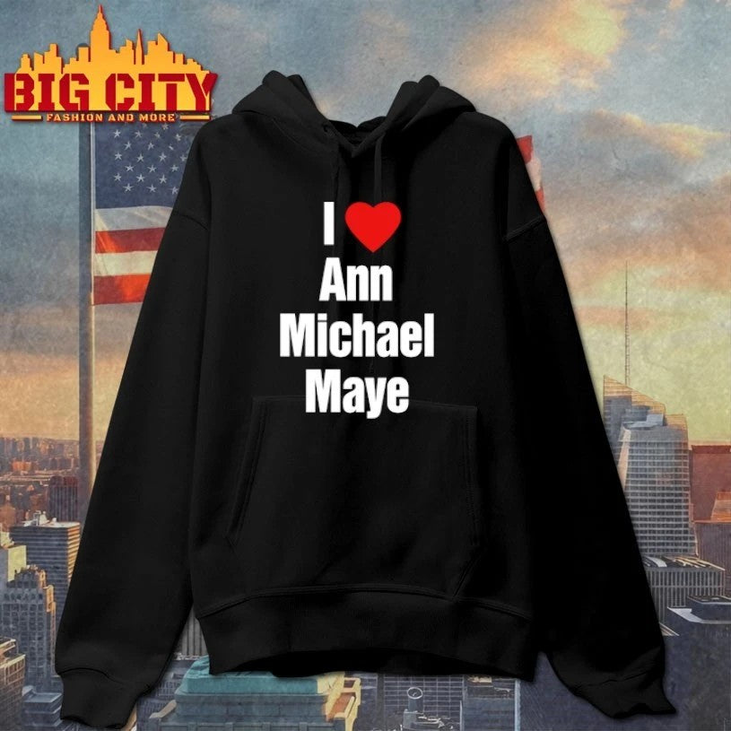 I Love Ann Michael Maye Heart t-shirt