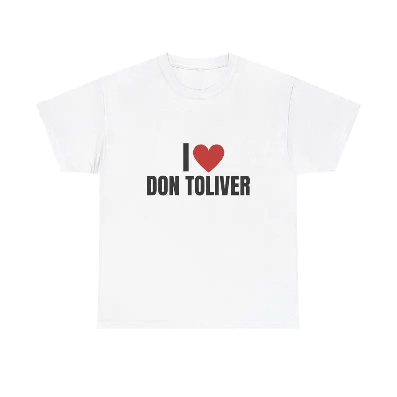 I Love Don Toliver Heavy T-Shirt, Graphic T-Shirt, Unisex, Rap, Gift, Graphic, Music T Shirt, Gift For Him, Gift For Her,...