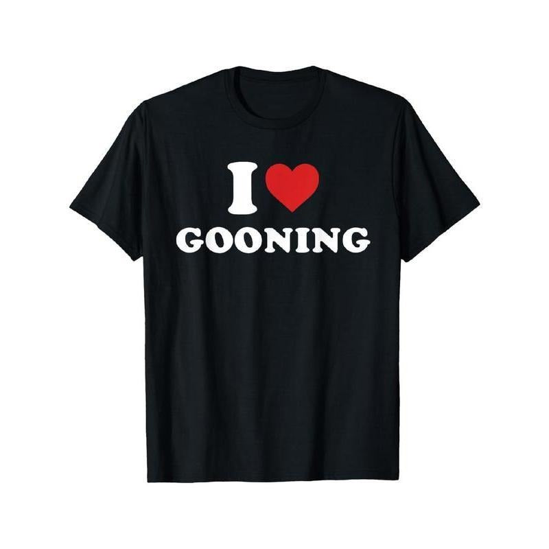 I Love Gooning Design T-Shirt Hoodie, Sweatshirt | UrbanDripWear.com