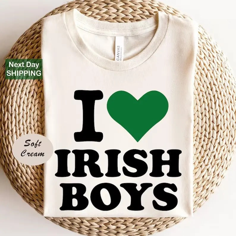 I Love Irish Boys Sweatshirt, Hoodie, T-Shirt | UrbanDripWear.com