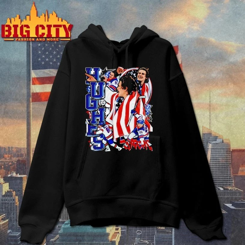 I Love Jack Hughes graphic T-shirt