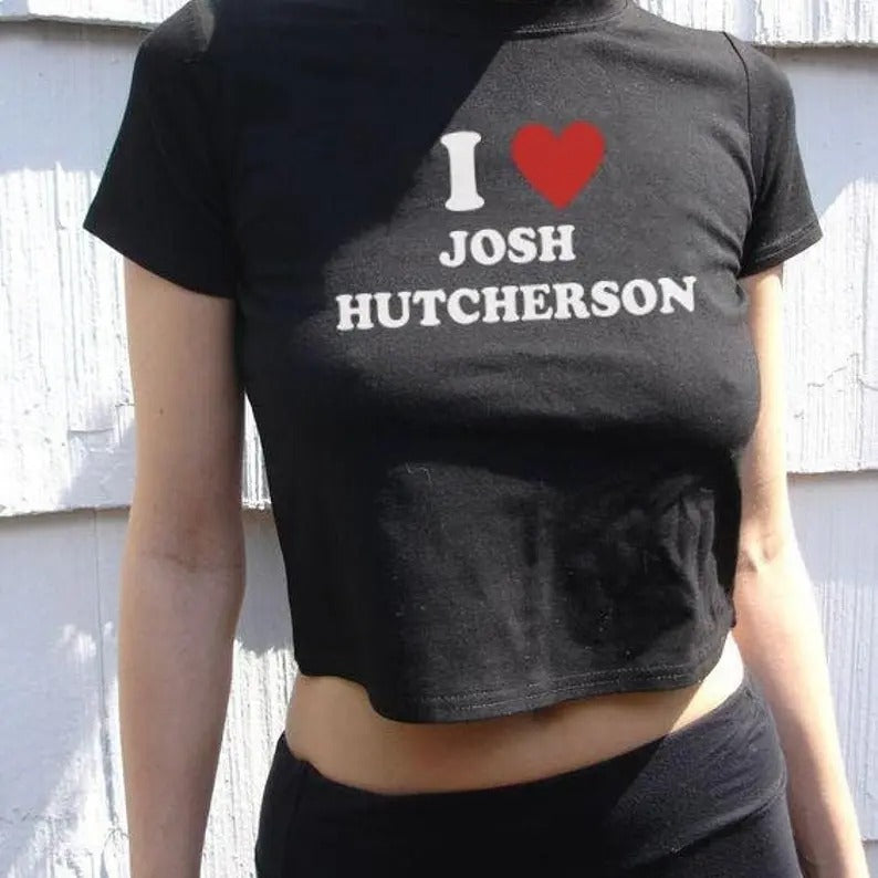 I Love Josh Hutcherson | Movie TV Actor | I heart | I love | 90s Aesthetic | Grunge Clothing, I Love Top Tee Shirt,...