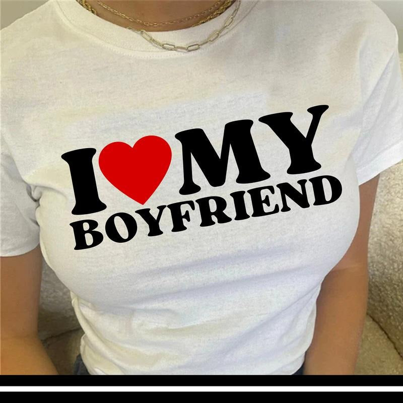 I Love My Boyfriend T Shirt - Lovers - Boyfriend Tee - Love  T-shirt, sweater and Hoodie Sweatshirt | UrbanDripWear.com