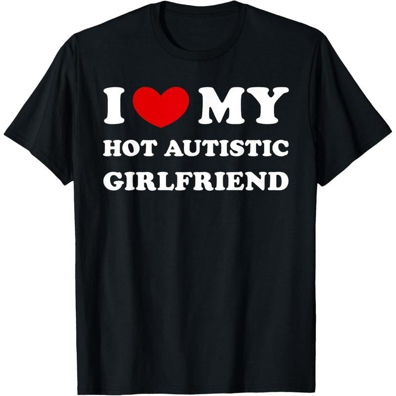 I Love My Hot Autistic Girlfriend I Heart My Autistic GF T-Shirt made in usa Hoodie, Sweatshirt | UrbanDripWear.com