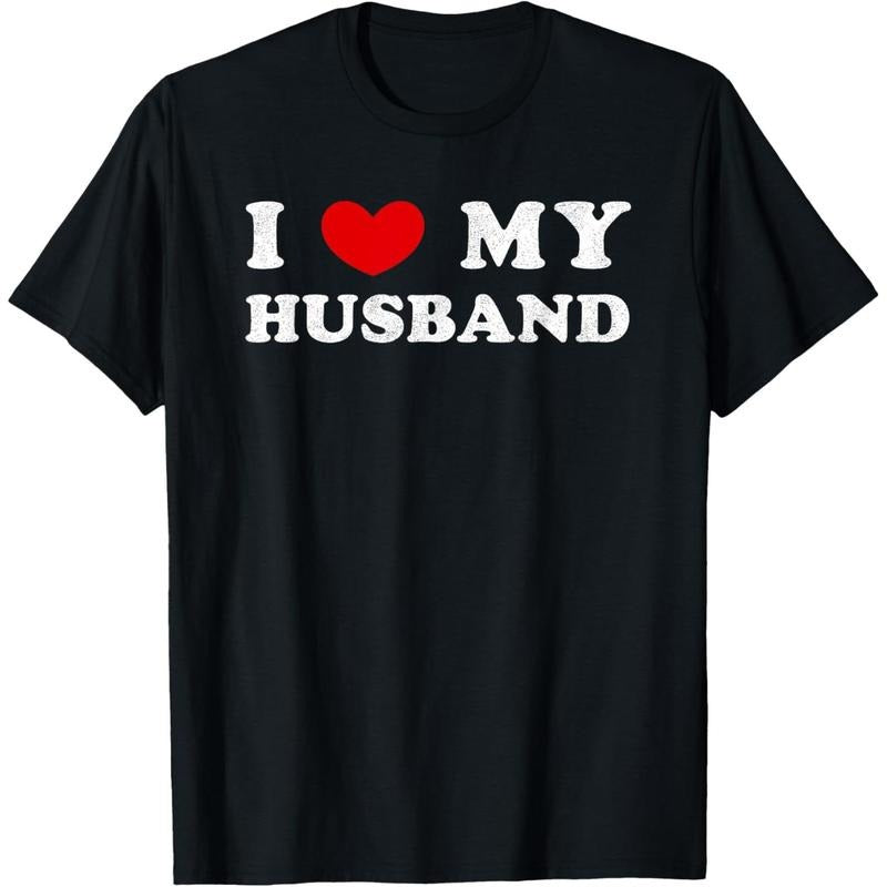 I Love My Husband, I Heart My Husband T-Shirt made in usa Hoodie, Sweatshirt | UrbanDripWear.com