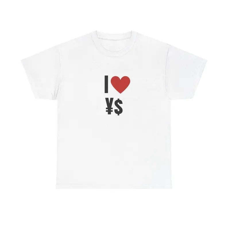 I Love YE T-shirt, Graphic T-Shirt, Streetstyle, Fashion, Rap, Urban, Modern Streetstyle, Gift Present,  I love T-Shirt,...