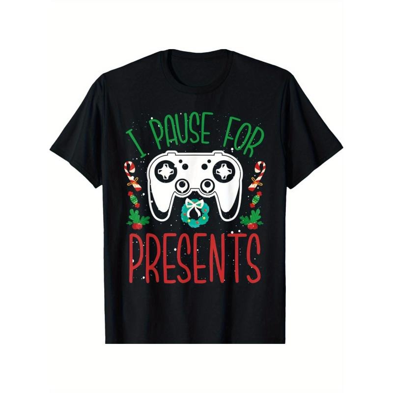 I Pause For Presents Christmas Gaming Video Games Gamer T-Shirt made in usa Hoodie, Sweatshirt | UrbanDripWear.com