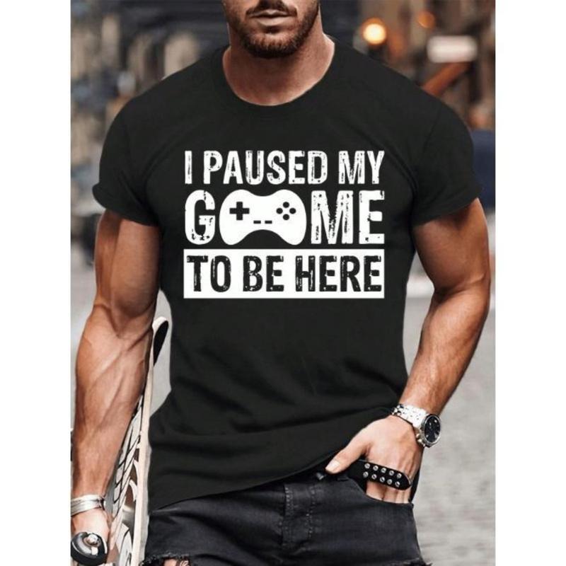 I Paused My Game To Be Here Funny Gaming men t shirt Made In USA Hoodie, Sweatshirt | UrbanDripWear.com