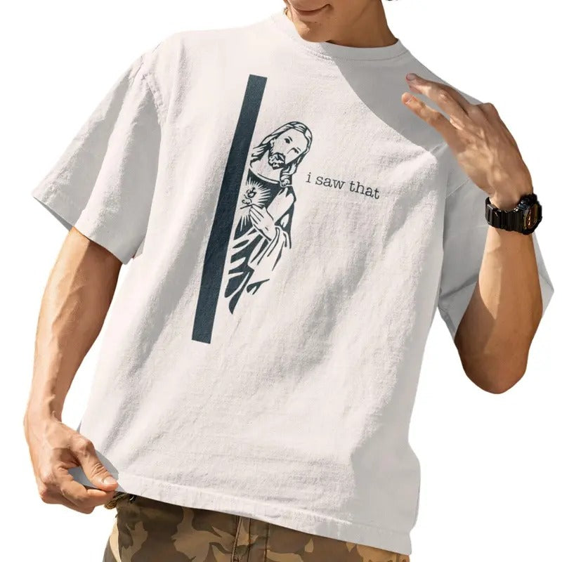 I Saw That Jesus Meme Christian God Womens Mens Funny T-Shirt Hoodie, Sweatshirt | UrbanDripWear.com