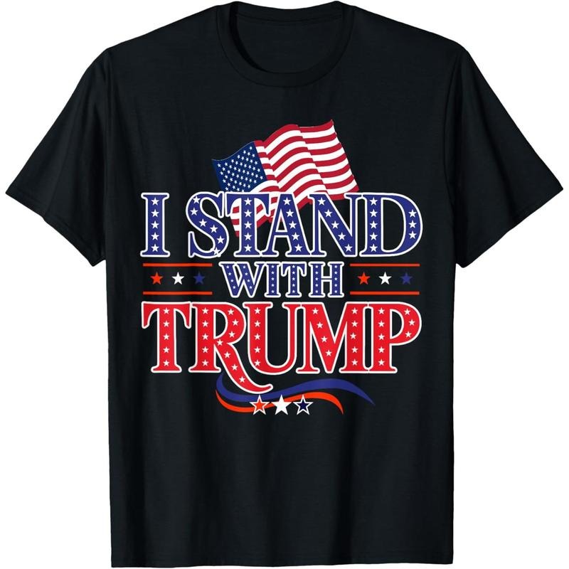 I Stand With Trump Election 2024 T-Shirt Hoodie, Sweatshirt | UrbanDripWear.com