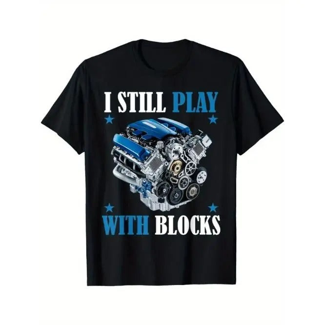 I Still Play With Blocks Funny Racing Maintenance Mechanic T-Shirt Made in USA Hoodie, Sweatshirt | UrbanDripWear.com