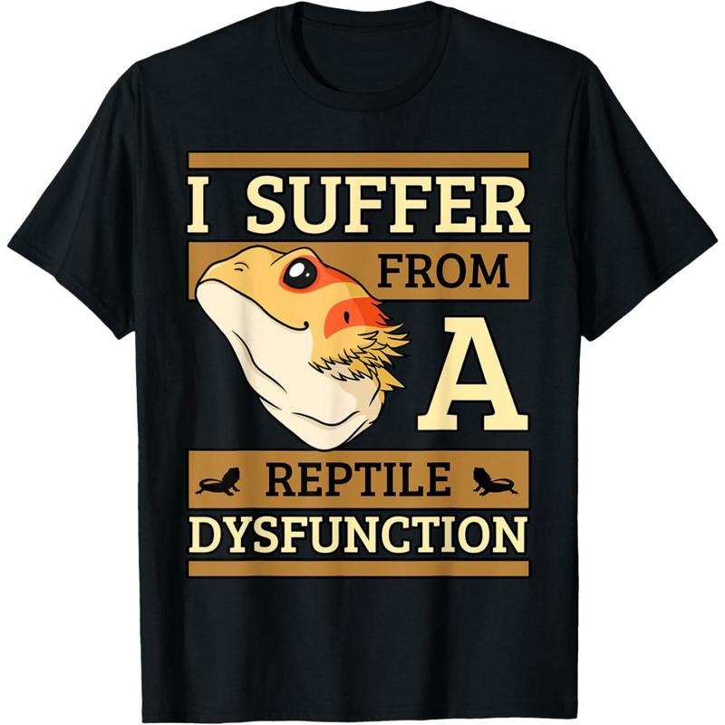 I Suffer From A Reptile Dysfunction Bearded Dragon Lizard T-Shirt made in usa Hoodie, Sweatshirt | UrbanDripWear.com