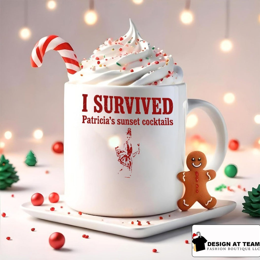 I Survived Patricia’s Sunset Cocktails 90s movie shirt