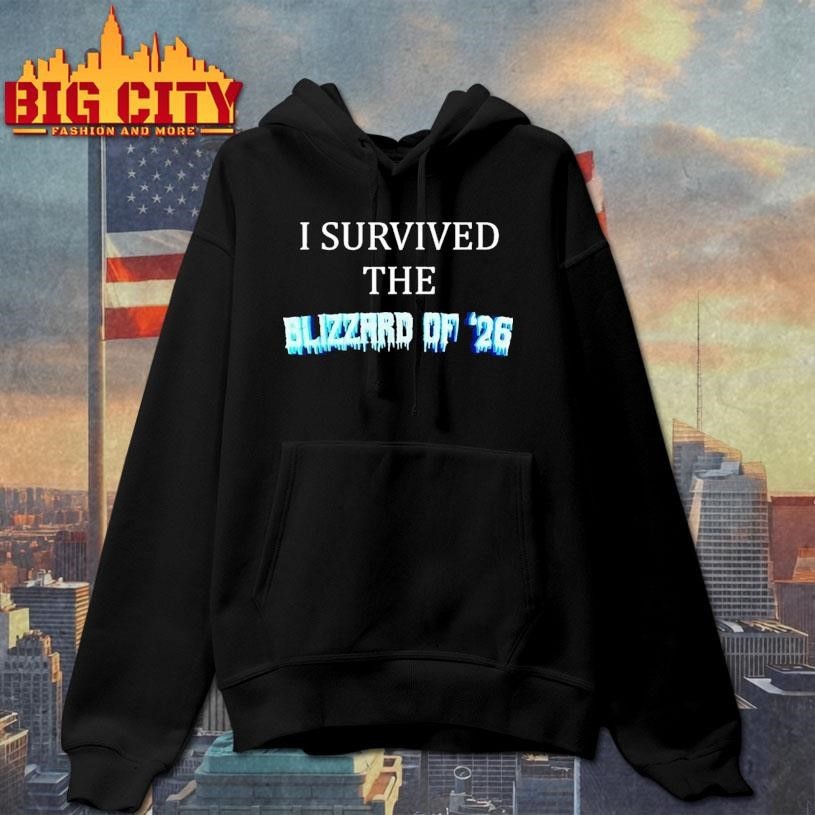 I Survived The Blizzard Of 2026 Frozen Snow Storm Shirt