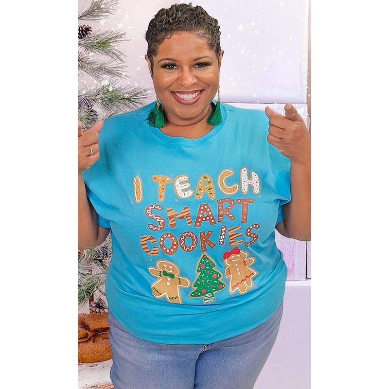 I Teach Smart Cookies Christmas T-Shirt Hoodie, Sweatshirt | UrbanDripWear.com