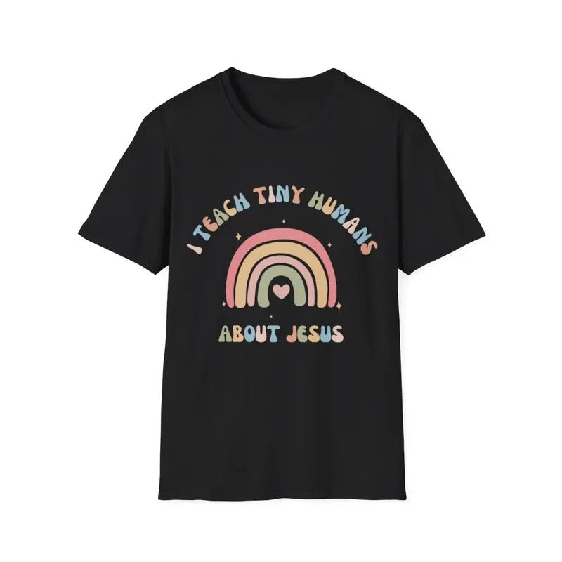 I Teach Tiny Humans About Jesus T-Shirt, Menswear Top, Womenswear Top Hoodie, Sweatshirt | UrbanDripWear.com