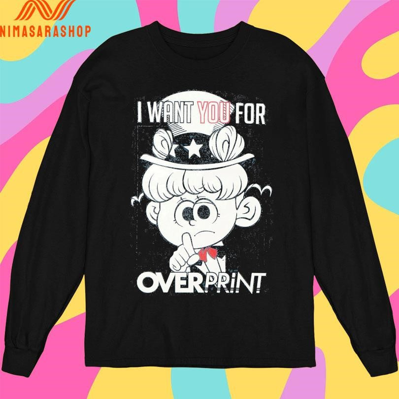 I Want You For Uncle Sam Over Print Shirts